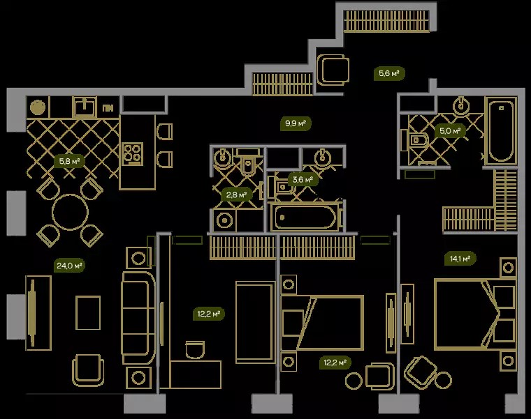 ЖК Собрание клубных домов West Garden